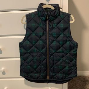 JCREW Puffer Vest Size M